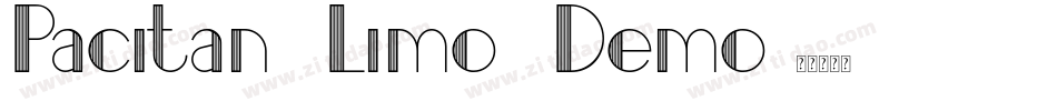 Pacitan Limo Demo字体转换